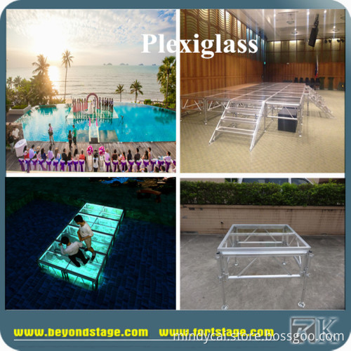 specialized aluminum outdoor stage on hot selling